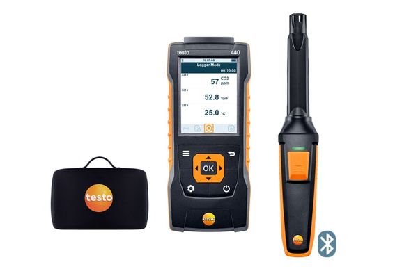 testo 440 Комплект CO2 c Bluetooth® - testo 440 Комплект CO2 c Bluetooth®