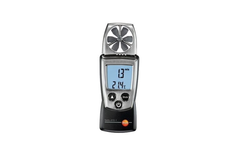 testo 410-1 - Карманный анемометр с крыльчаткой, фото 1