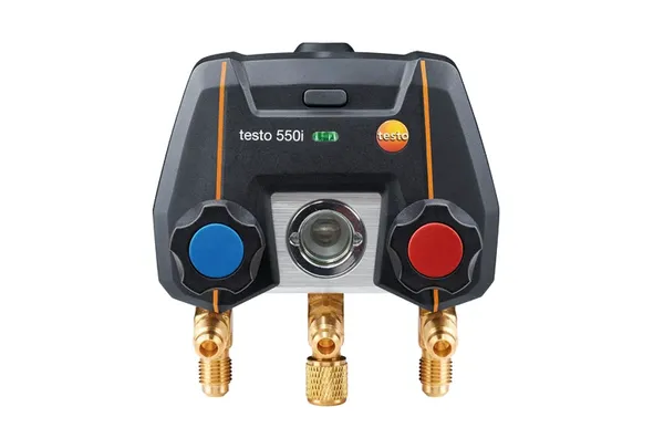 testo 550i - Цифровой манометрический коллектор с 2-х ходовым блоком клапанов и Bluetooth, управляемый через приложение