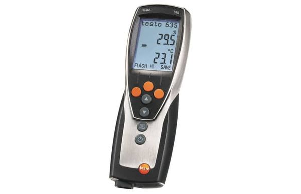 Комплект термогигрометра testo 635-2 - для определения коэффициента теплопередачи (U-value)